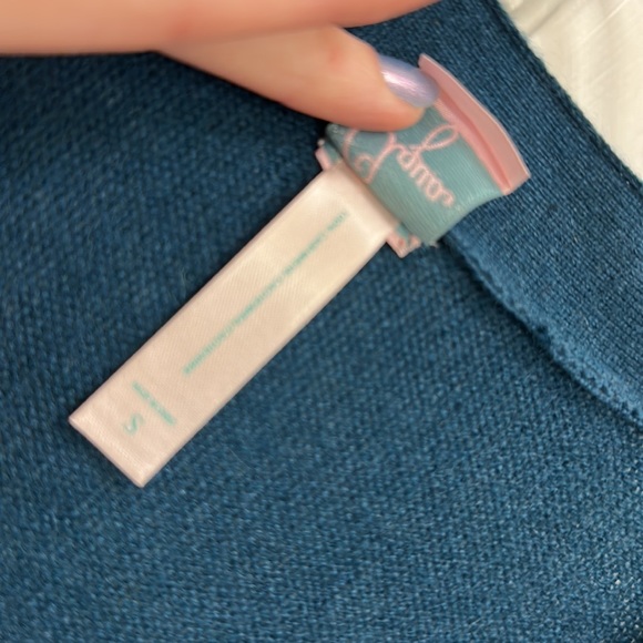 Aqua Cashmere Sweater - Picture 3 of 4